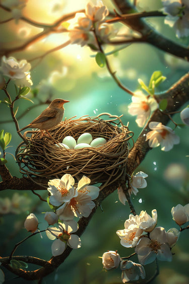 Bird's Nest 40x60cm - Diamond Painting